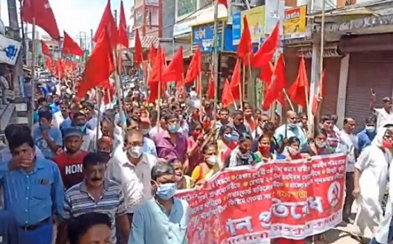 Over Ten Thousand People Participated in CPI-M's Rally in Belonia Over Ten Thousand People Participated in CPI-M's Rally in Belonia